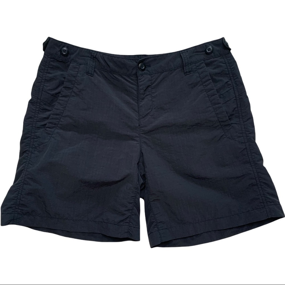 Eddie Bauer Sport 100% Nylon Black Shorts Size 6